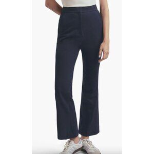 FAVORITE DAUGHTER The Phoebe Crop Flare Pants in Navy 8 Work Office